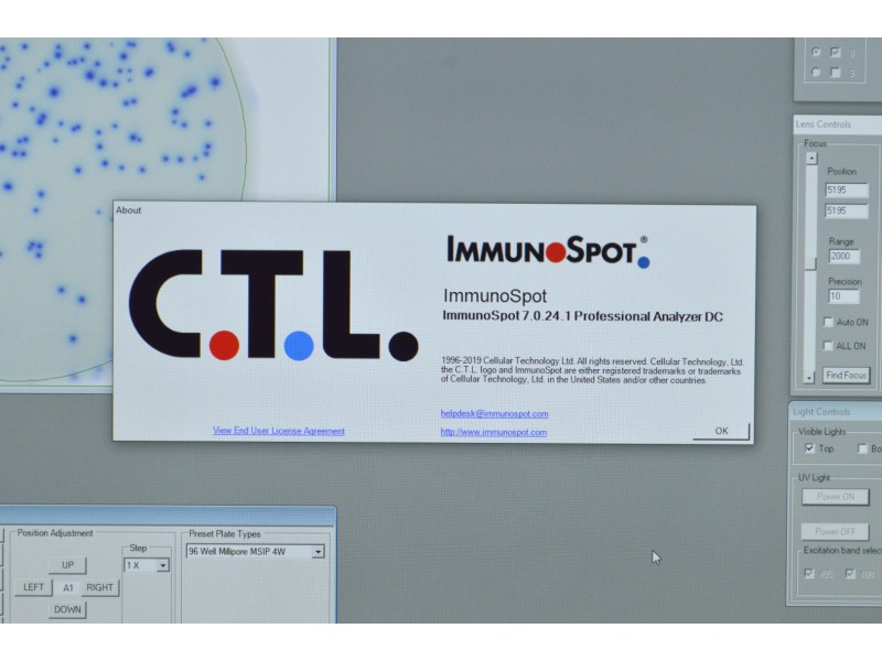 CTL ImmunoSpot S6 Cell Counter Analyzer Ultimate Pred M2
