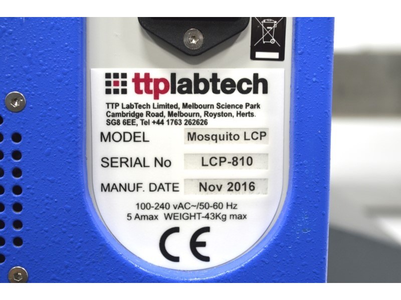 TTP Labtech Mosquito LCP Liquid Handler